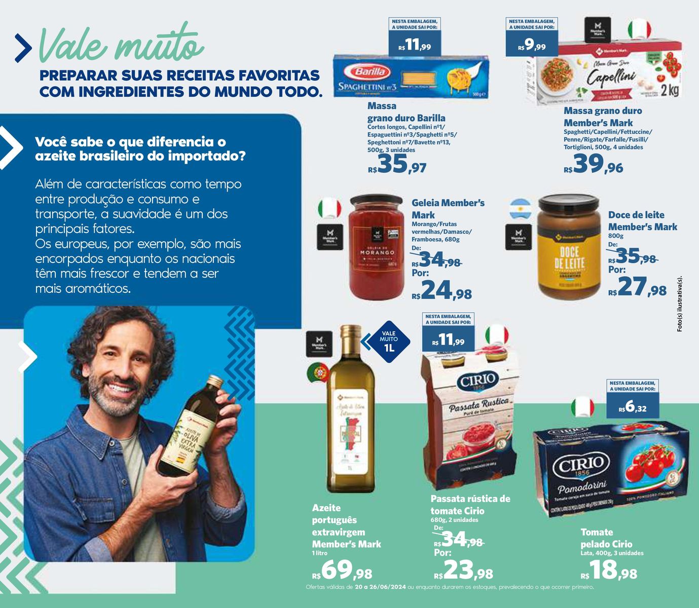 Massas Barilla e Member's Mark com desconto!