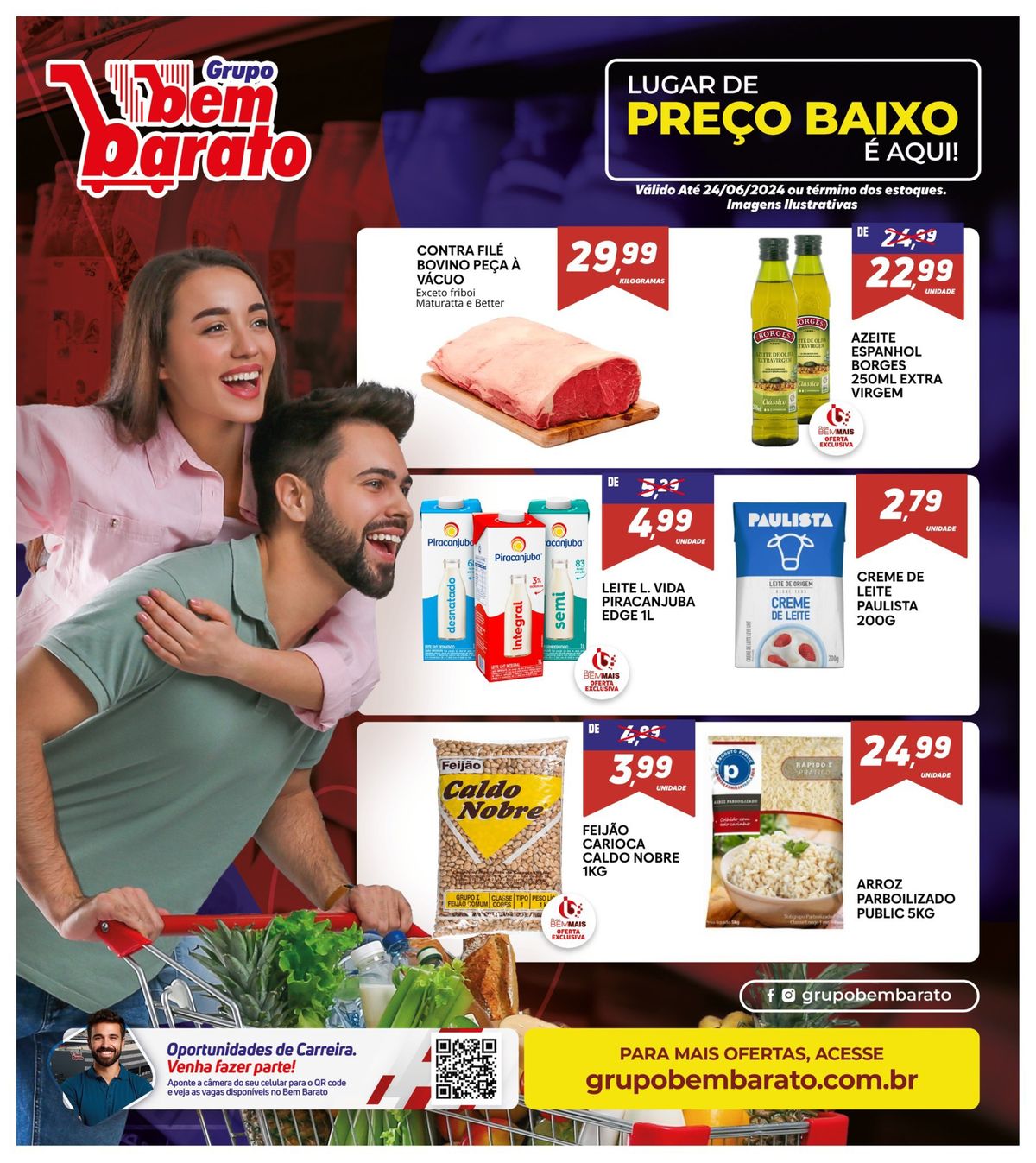Promoção: Cereal, Contrafilé Bovino, Azeite Espanhol e mais