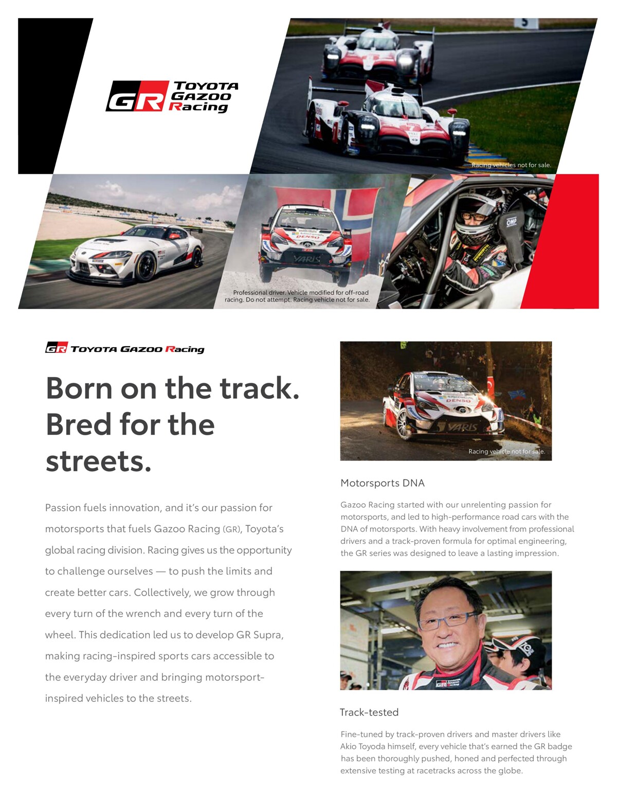 5 Toyota Gazoo Racing Vehicles