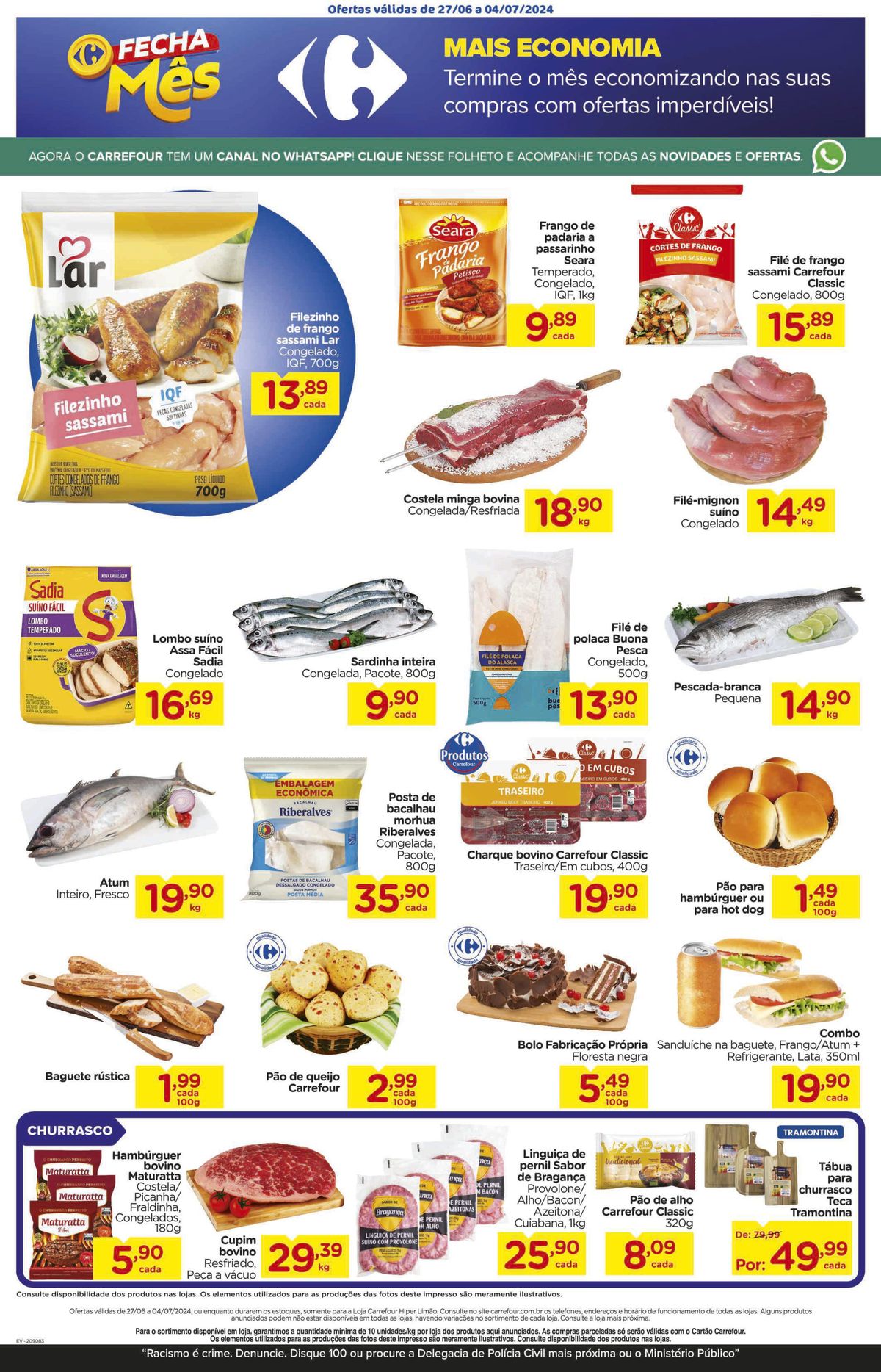 Ofertas em Produtos Alimentícios Carrefour - 27/06 a 04/07/2024