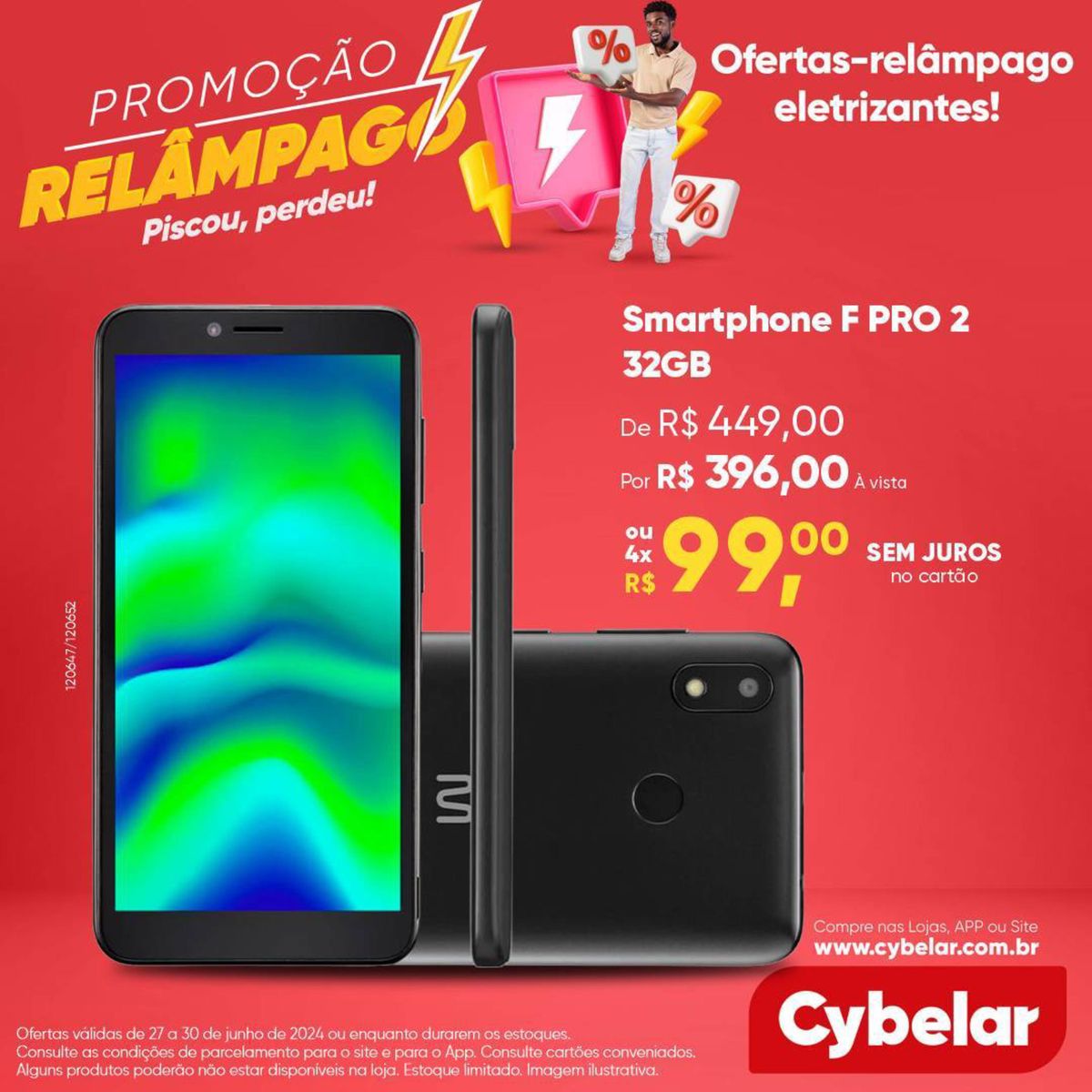 Ofertas relâmpago em smartphones e eletrodomésticos