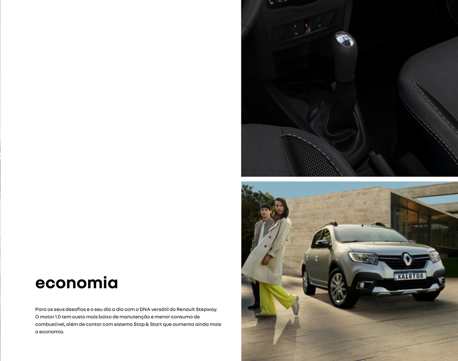 Renault Stepway - Economia com motor 1.0 e sistema Stop & Start