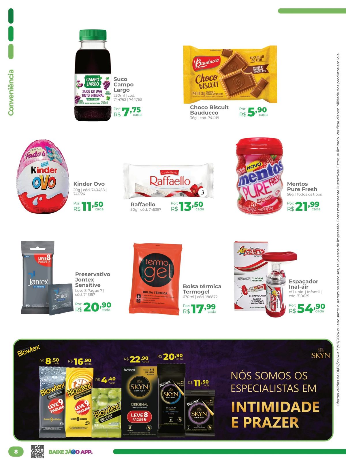 Promoção de Chocolates e Balas na Farmácia Preço Popular