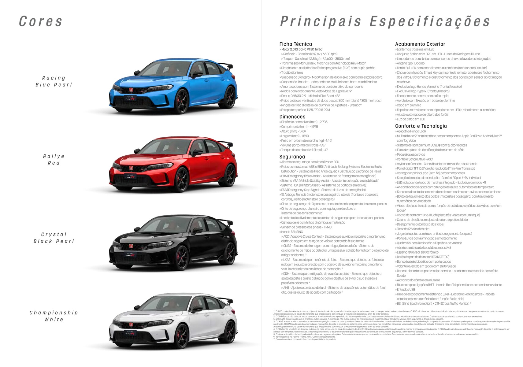 Especificações do Motor e Acabamento Exterior em Promoção