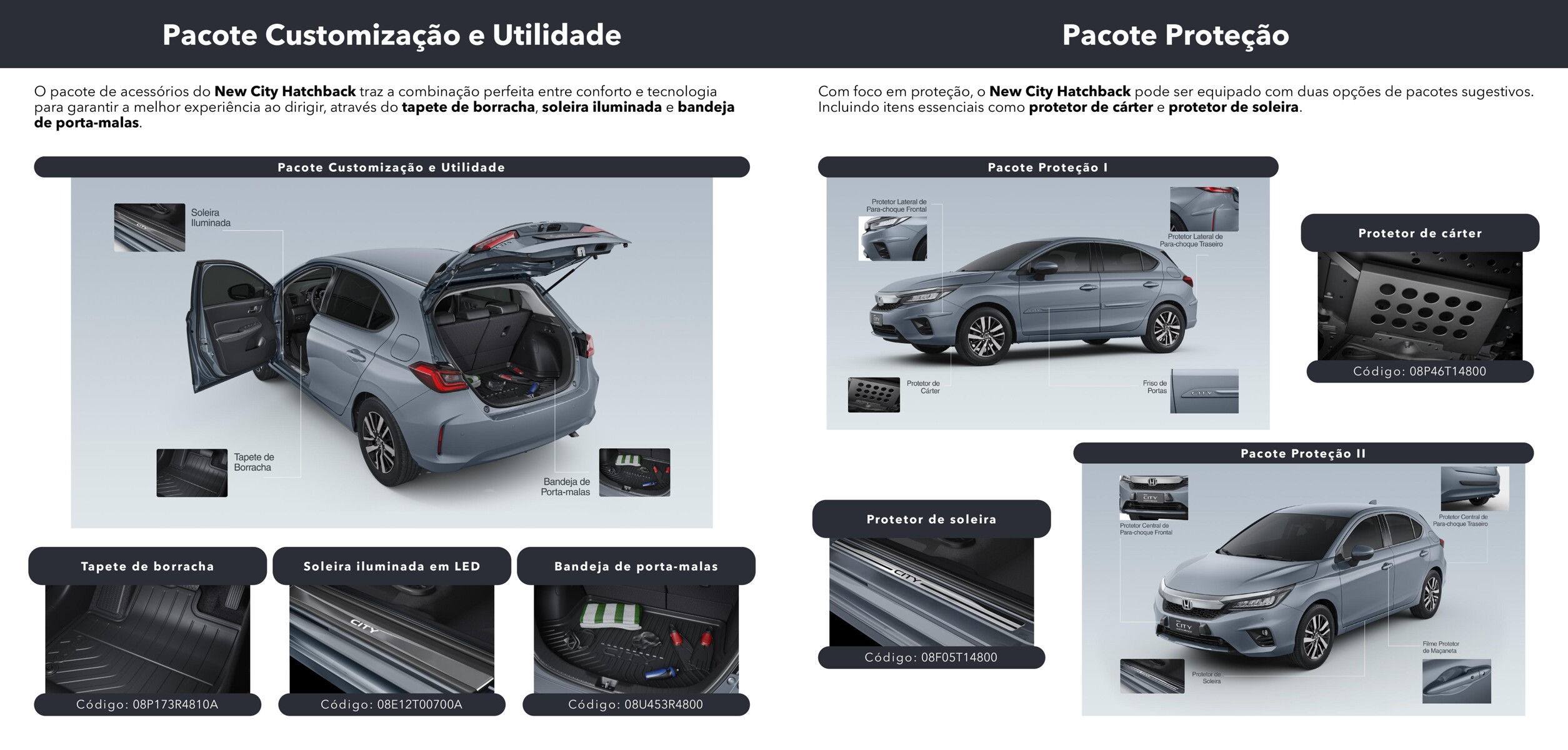 Pacote de Acessórios New City Hatchback