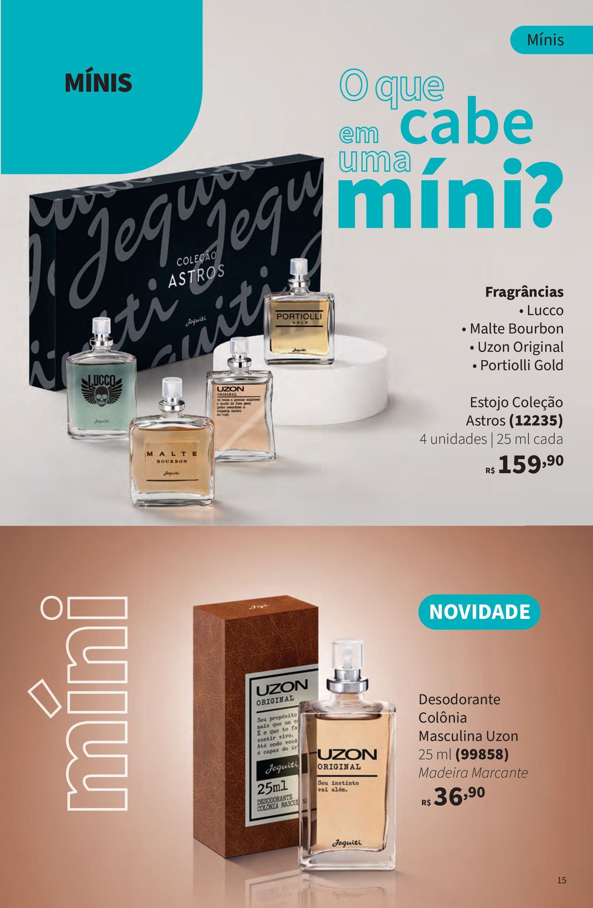 Fragrâncias e Estojo Coleção Astros em promoção