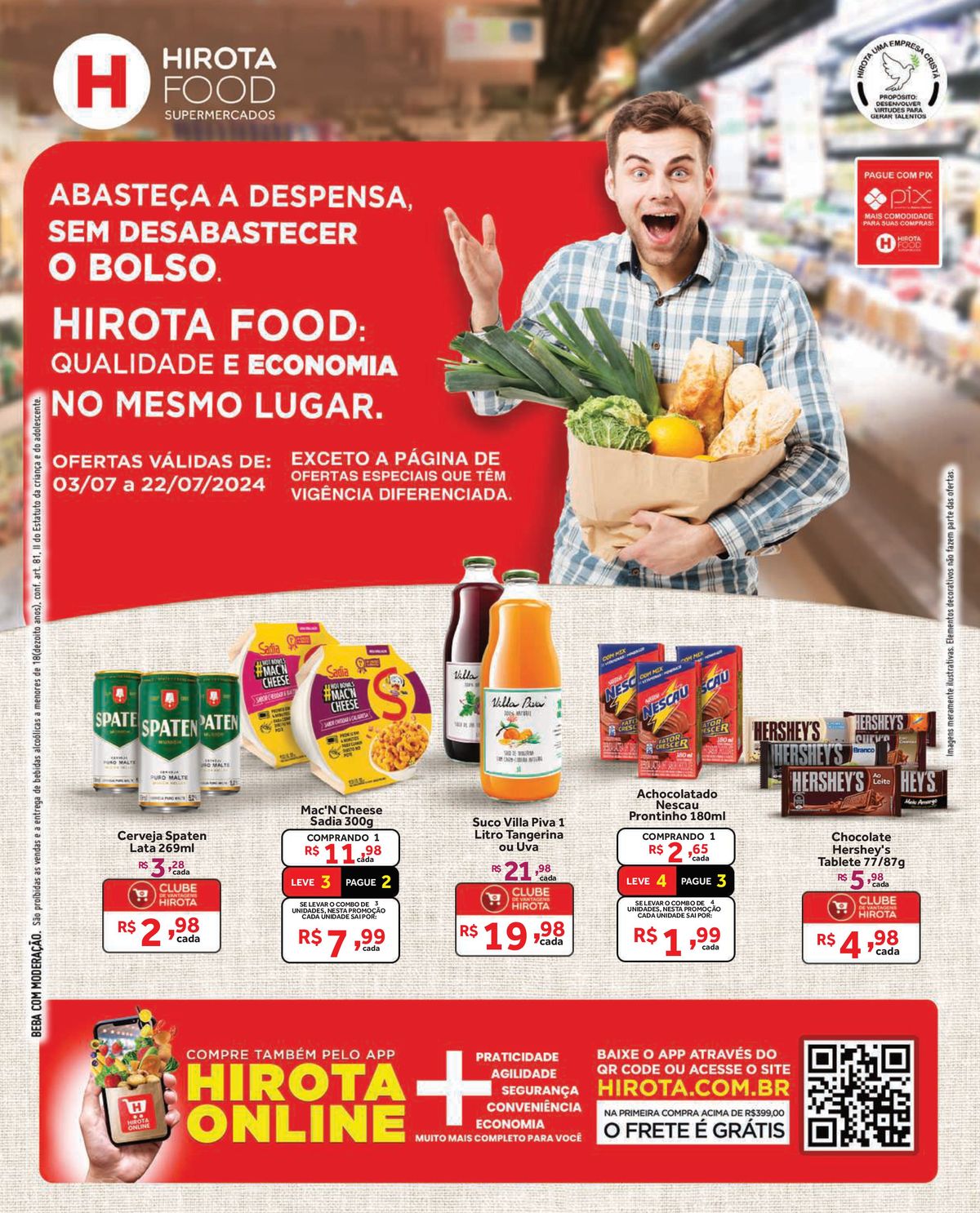 Achocolatado Nescau Prontinho 180ml e Suco Villa Piva 1L em oferta!