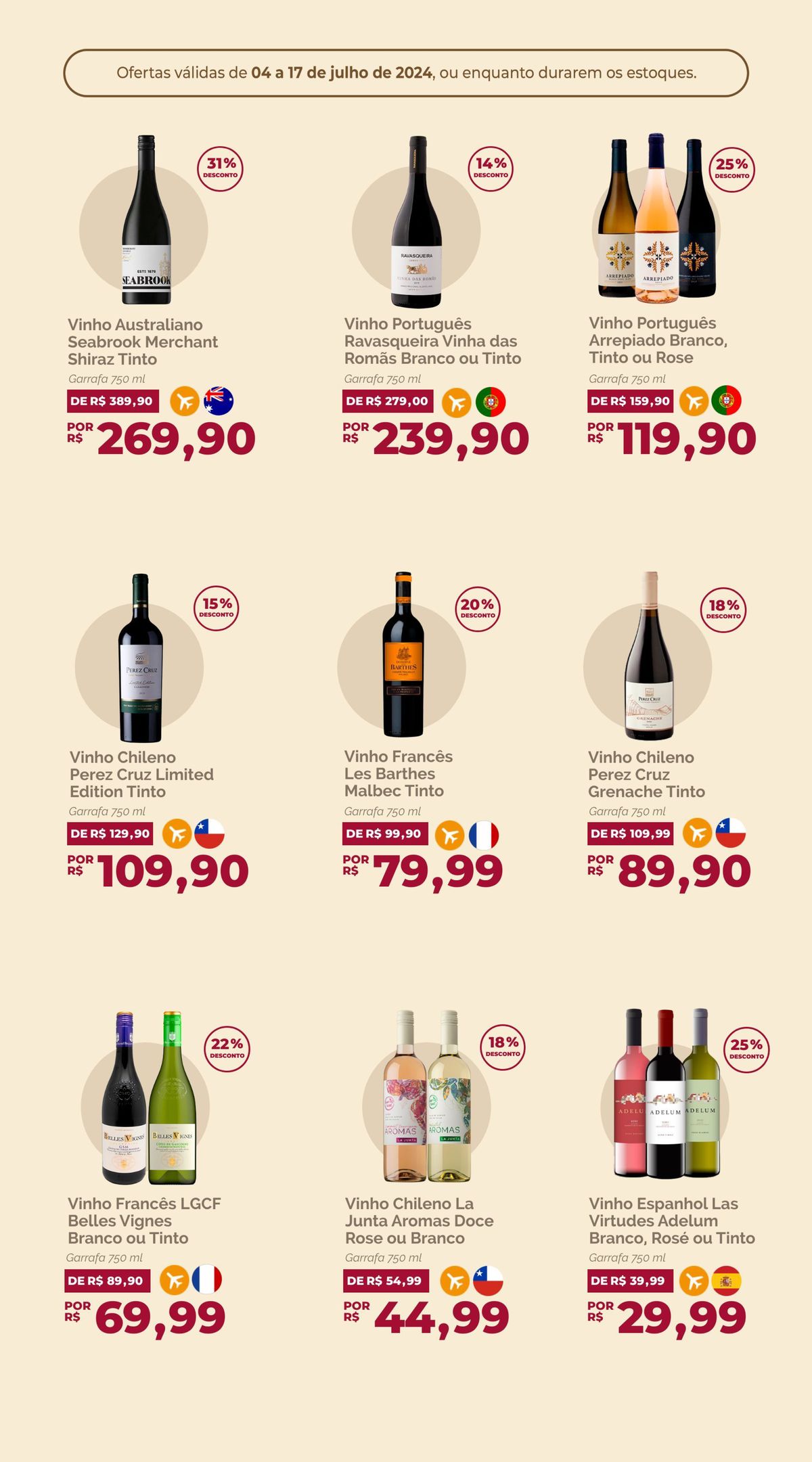 Promoção de Vinhos Internacionais