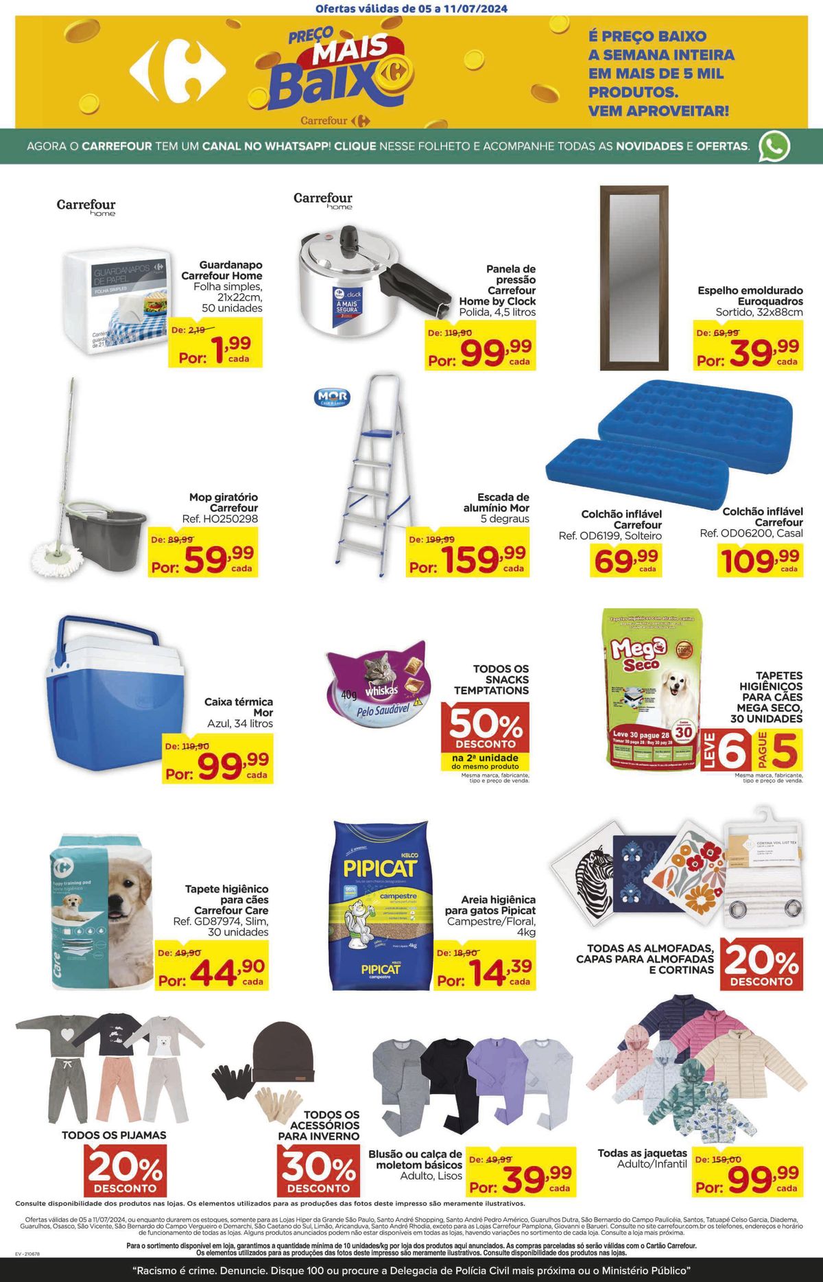 Ofertas válidas de 05 a 11/07/2024 - Supermercados Carrefour