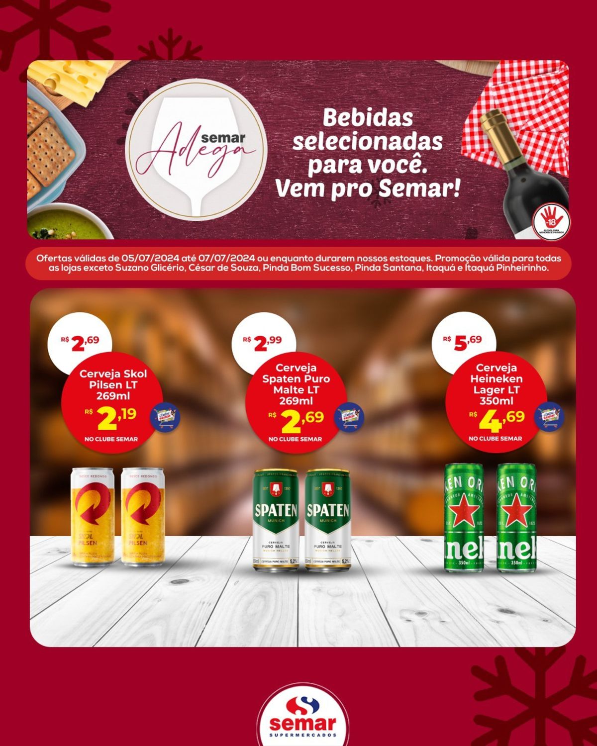 Promoção de Cervejas: Spaten Puro Malte + Stella Artois