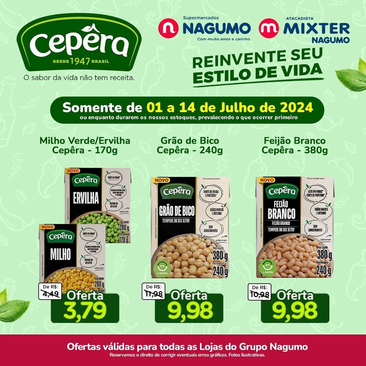 Oferta de conservas Cepêra