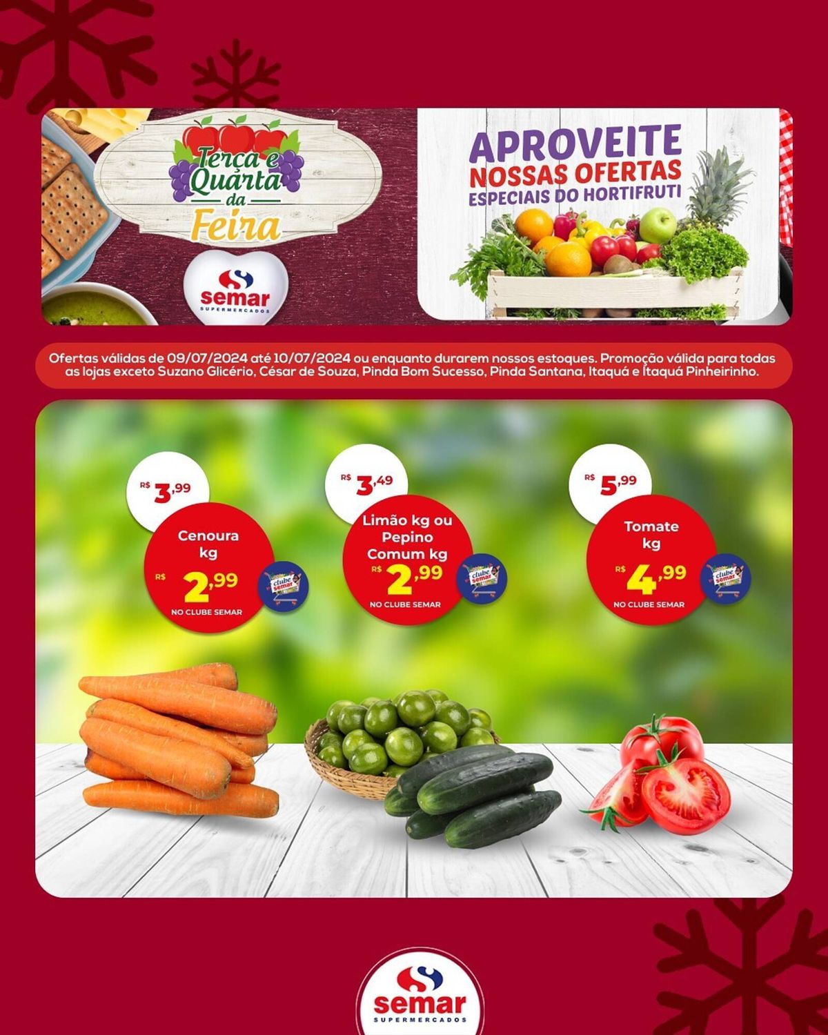 Promoção de Pepino Comum por kg