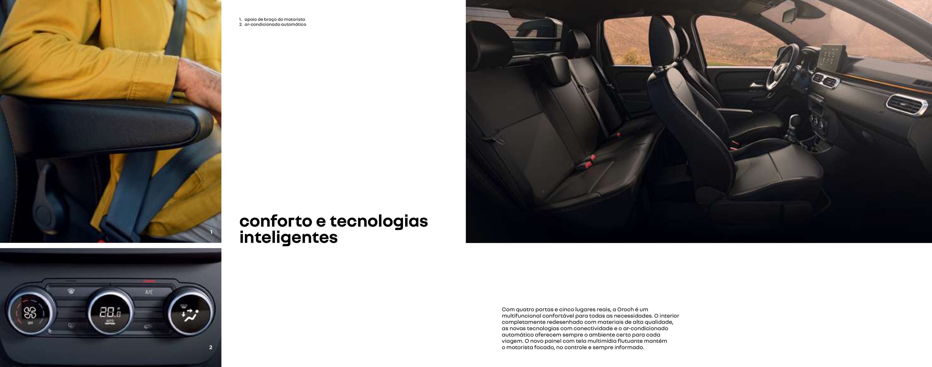 Desconto na Renault Oroch - Conforto e tecnologias inteligentes