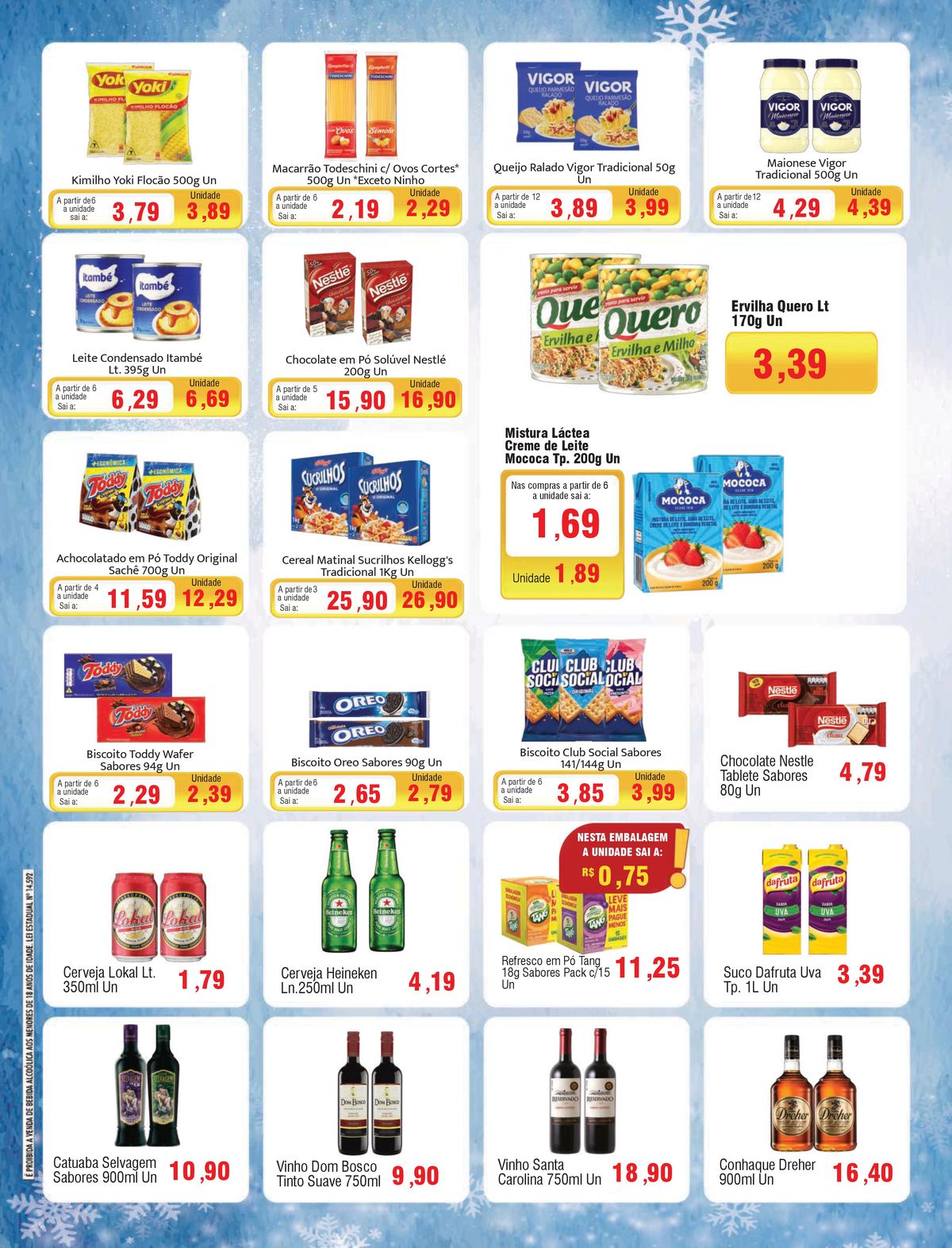 Ofertas em Supermercados: Macarrão Todeschini, Leite Condensado Itambé, Cerveja Heineken e mais