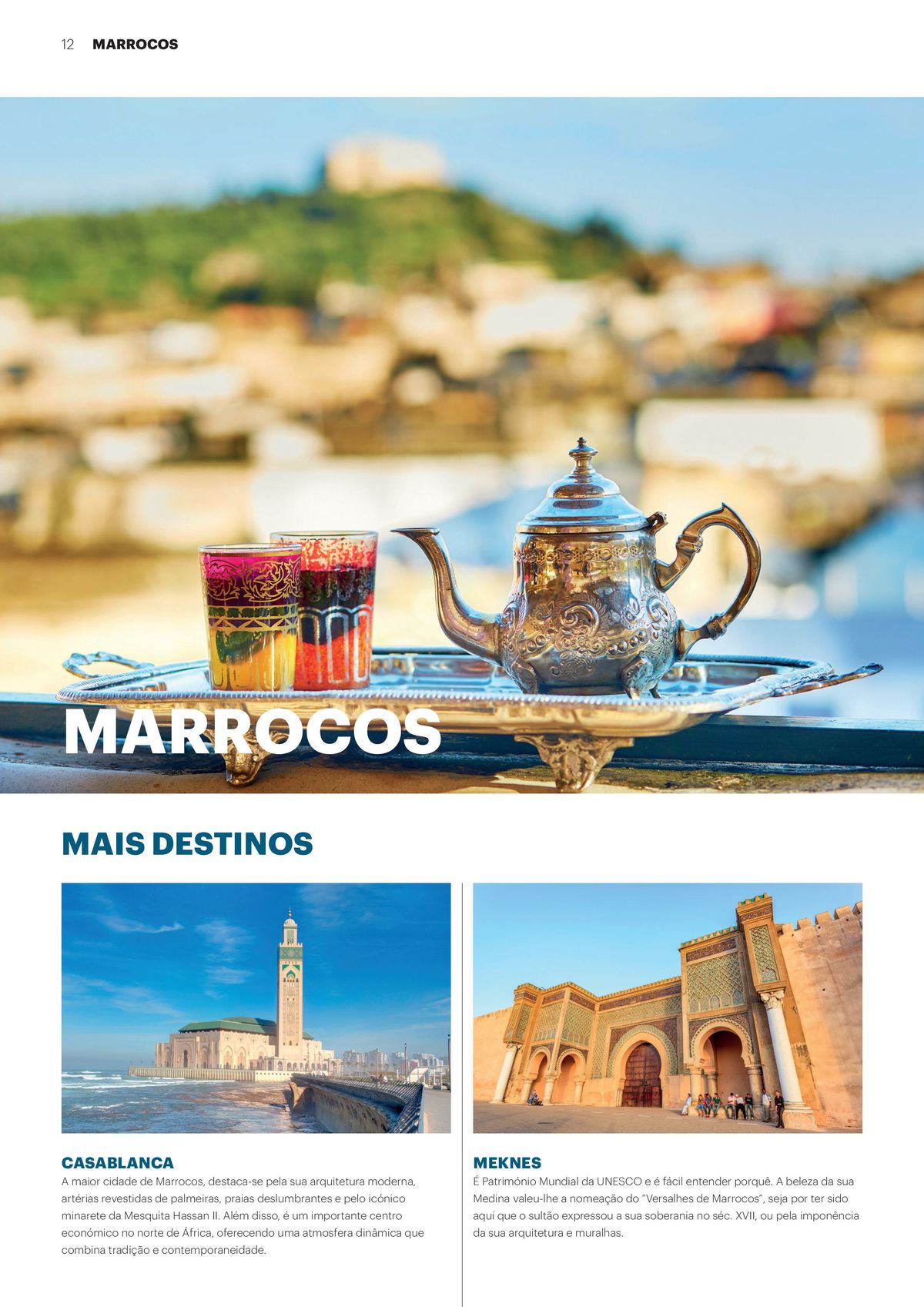 Viagem a Casablanca e Meknes em Marrocos