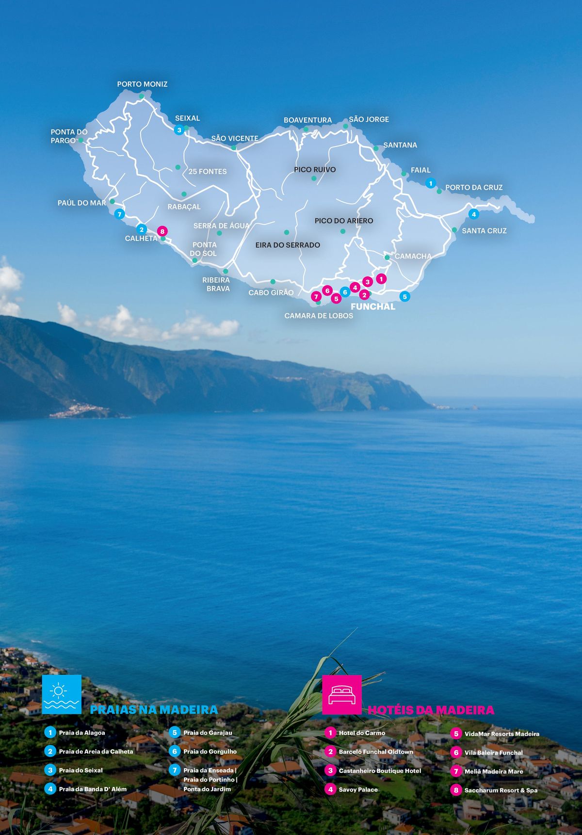 Pacote de viagem para Madeira: Pico Ruivo, Pico do Arieiro, Eira do Serrado