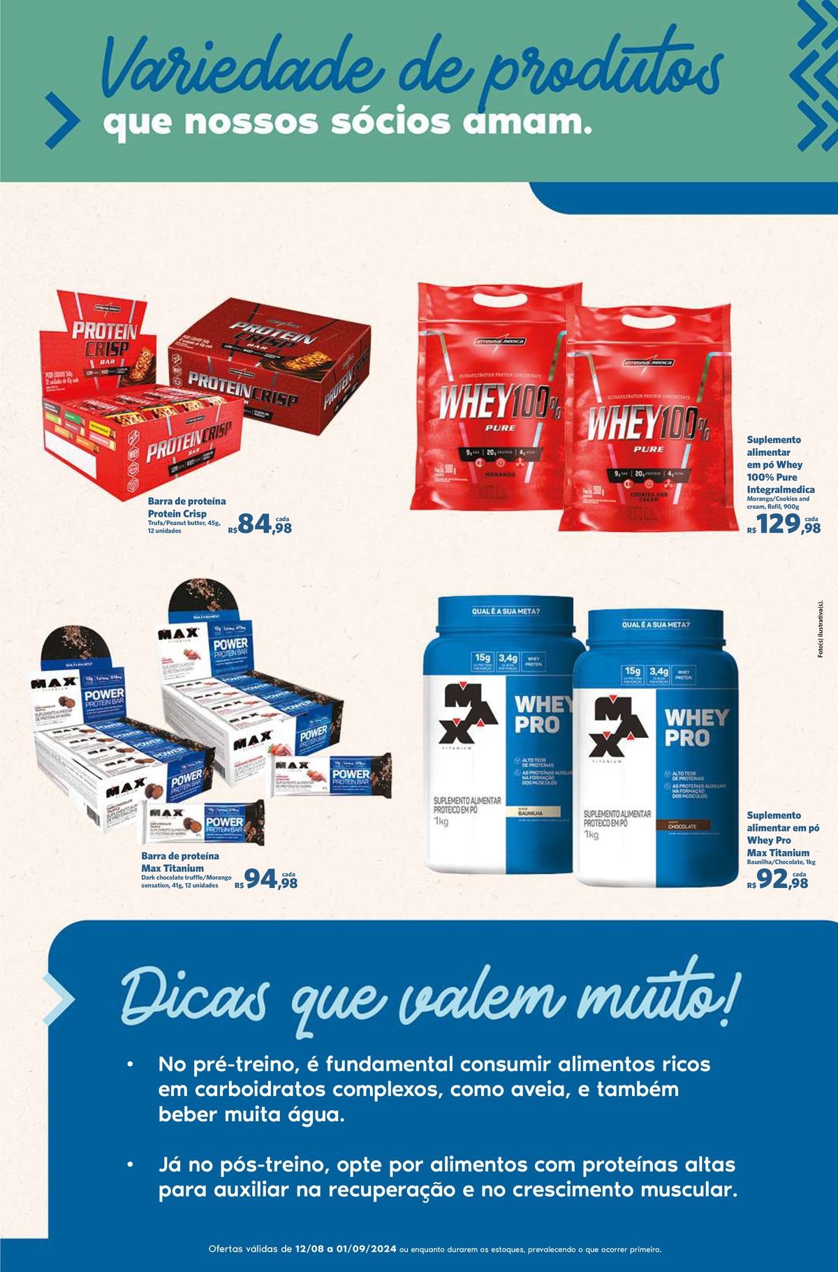 Suplementos Alimentares em Pó em Promoção