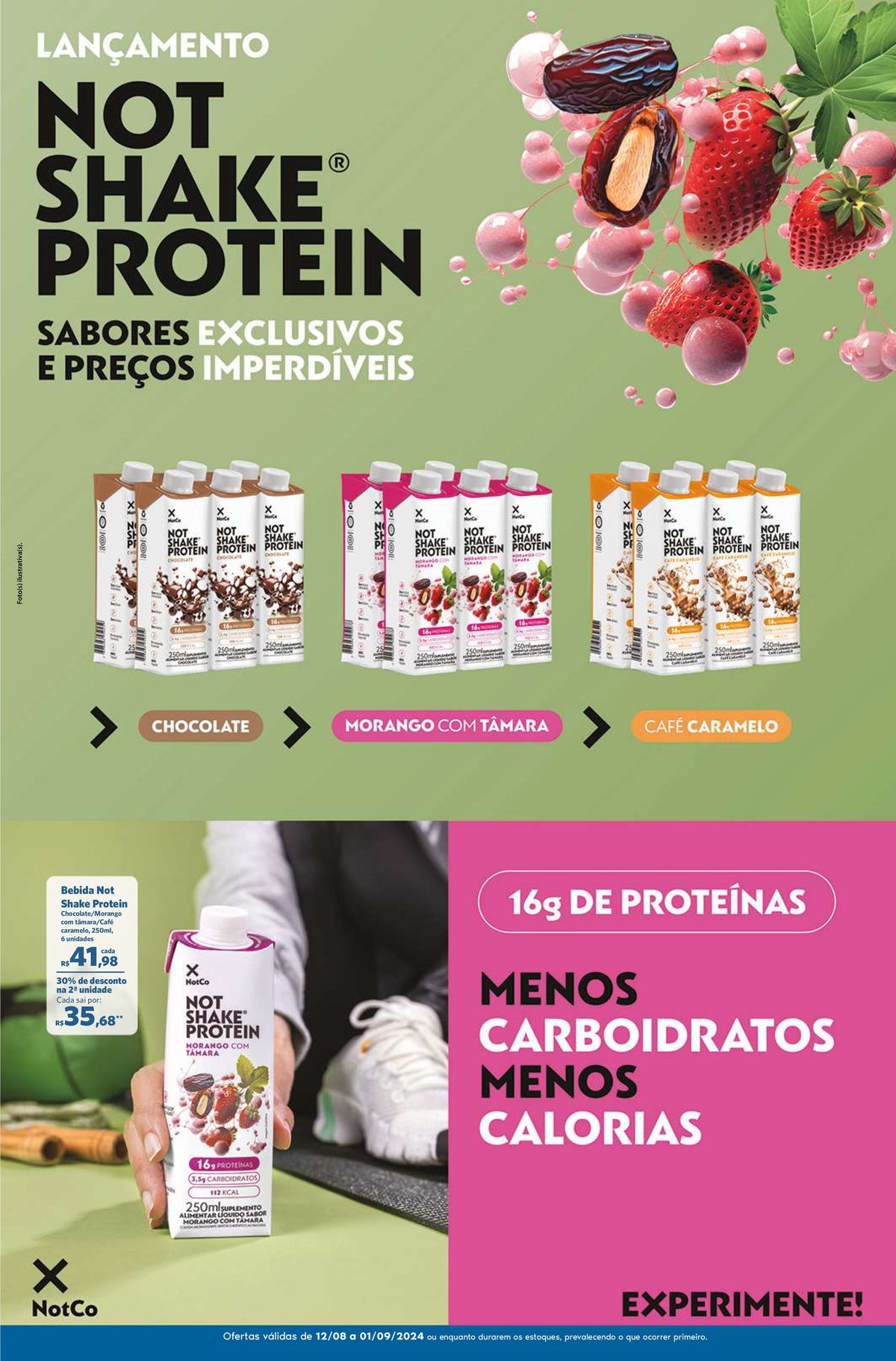 Not Shake Protein - Sabores e Preços