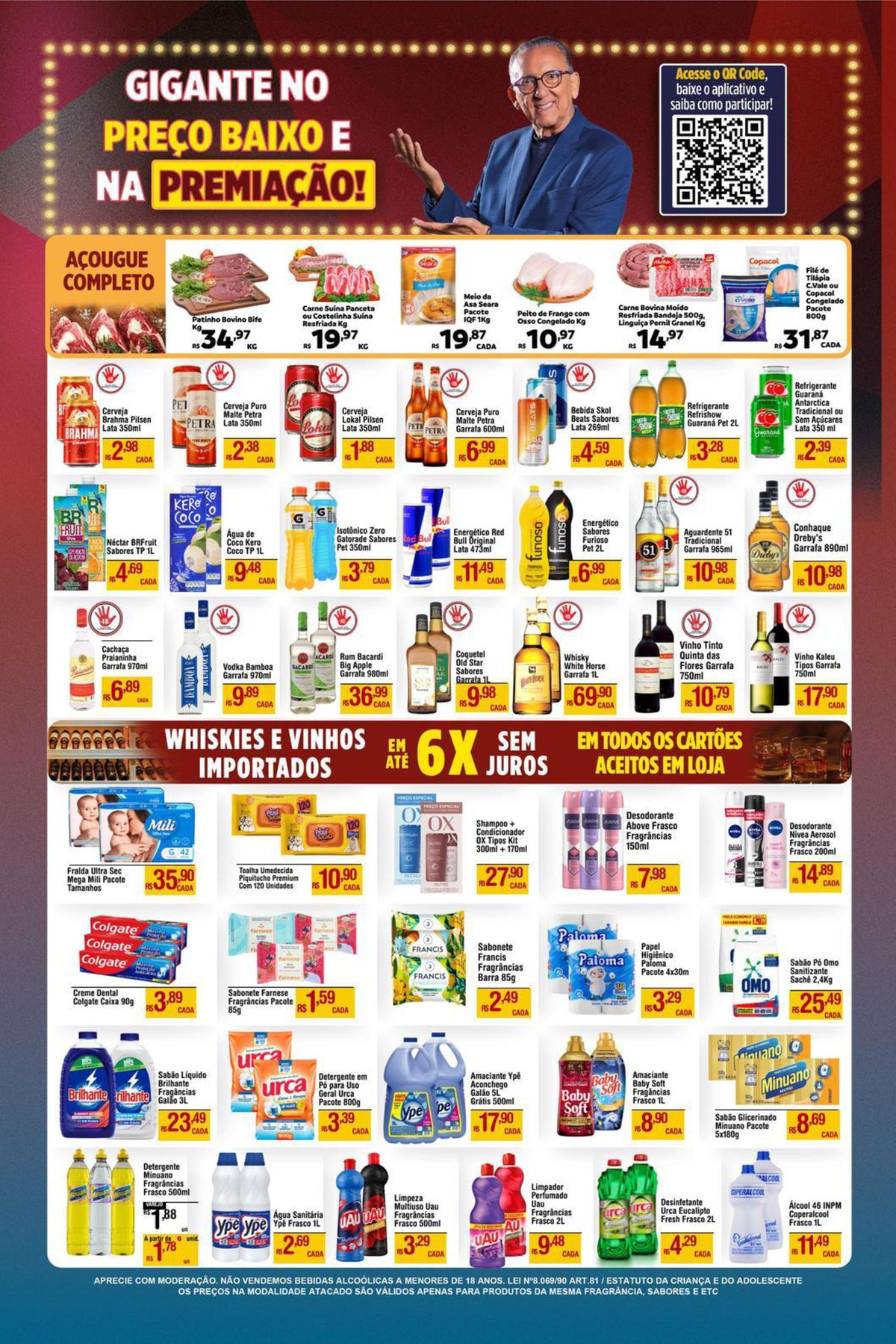 Promoção de Carnes e Bebidas