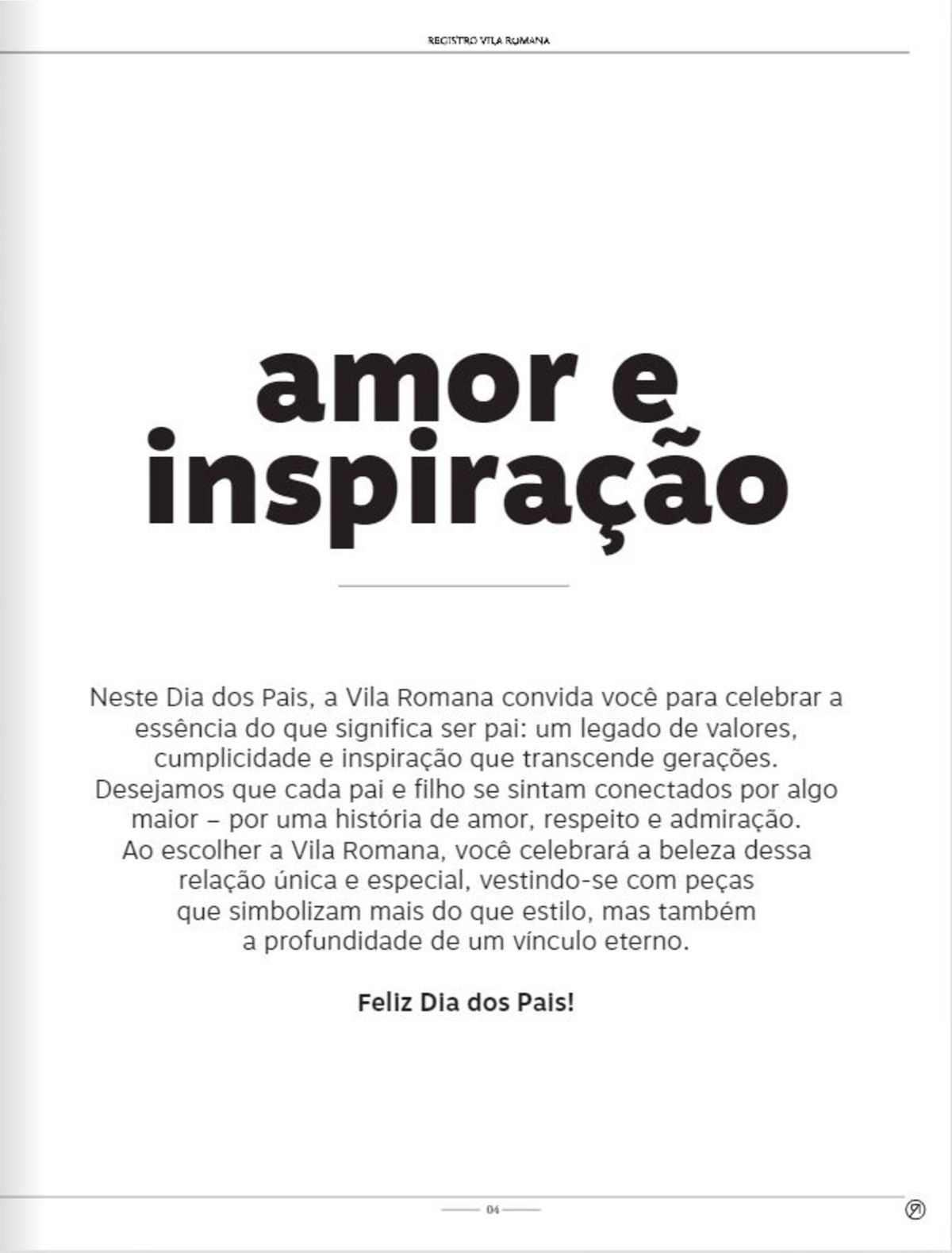 Dia dos Pais: Amor e inspiração