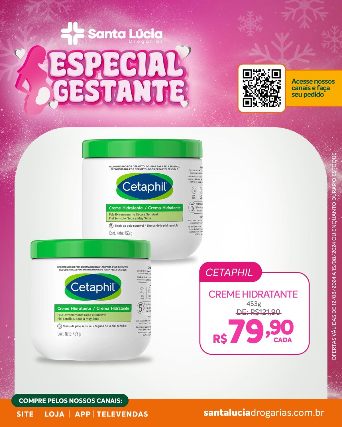 Cetaphil - Creme Hidratante para Pele Extremamente Seca e Sensível