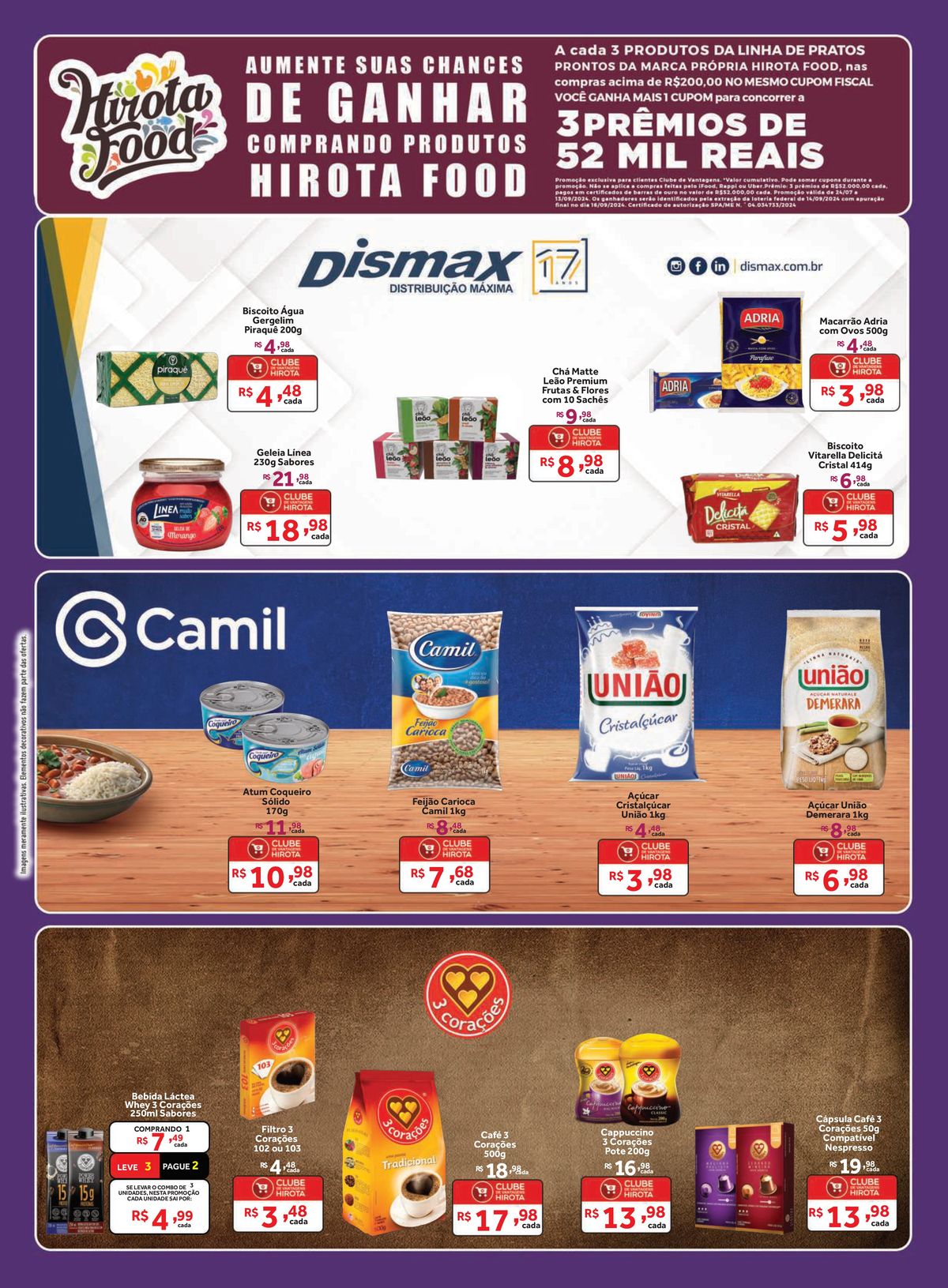 Promoção de Biscoitos, Chá e Macarrão