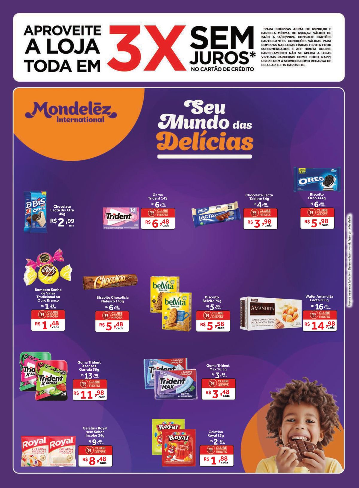 Promoção de Bombom Sonho de Valsa e Ouro Branco