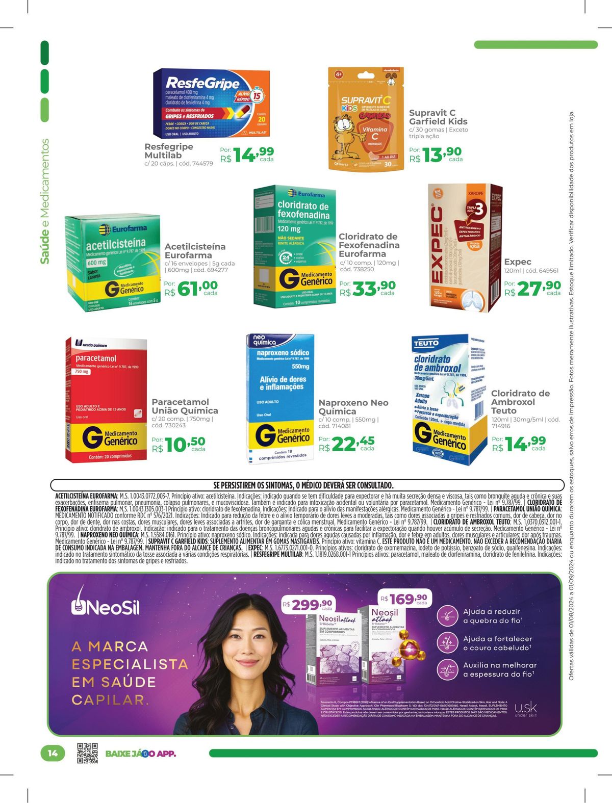 Ofertas em medicamentos para gripes e resfriados!