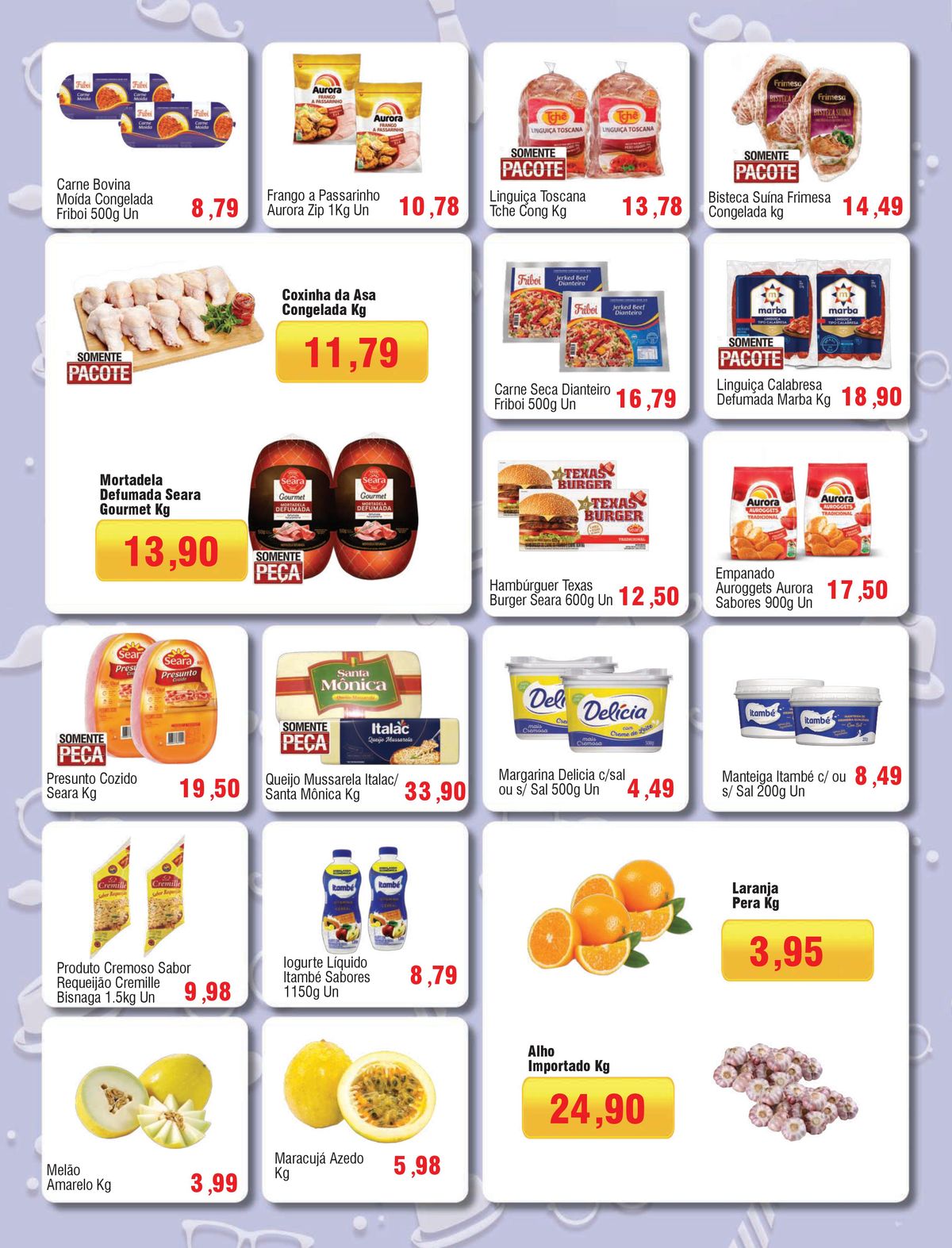 Ofertas de Supermercado: Carnes, Linguiças e Empanados