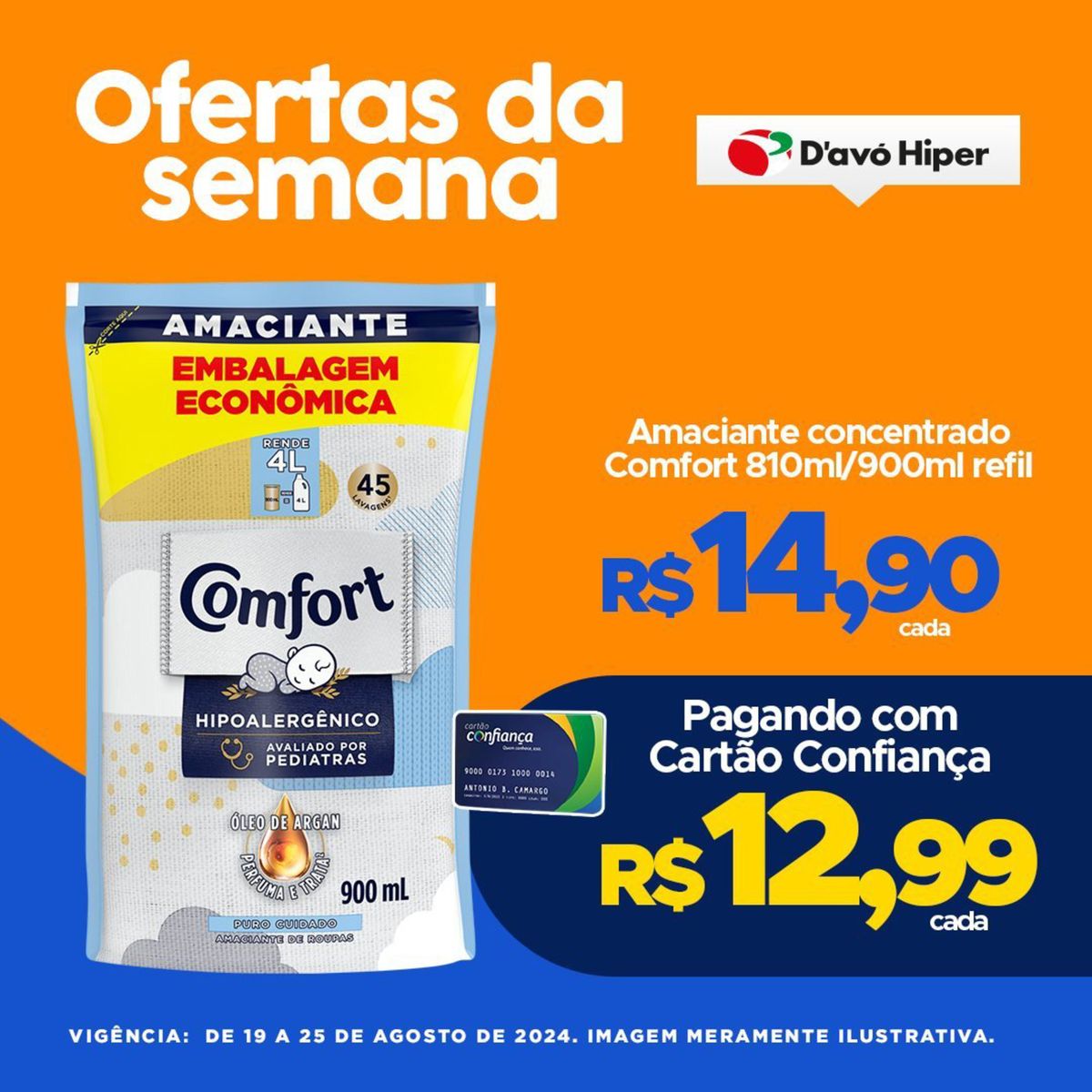 Ofertas de Amaciante concentrado Comfort 810ml/900ml refil