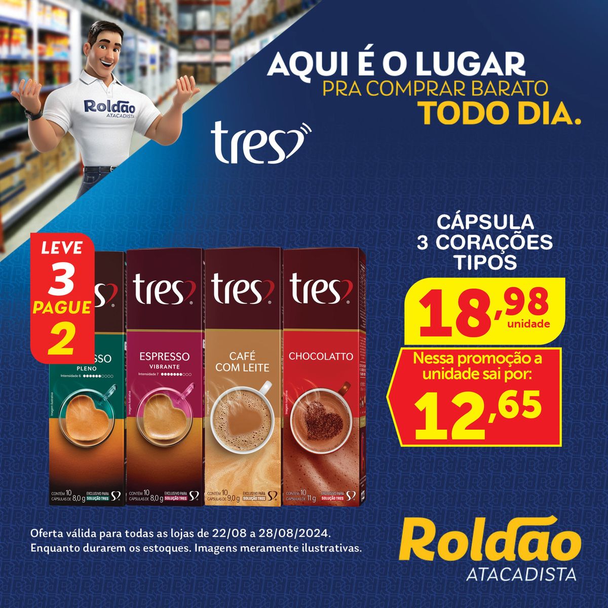 Promoção de Chocolate: compre a unidade com desconto