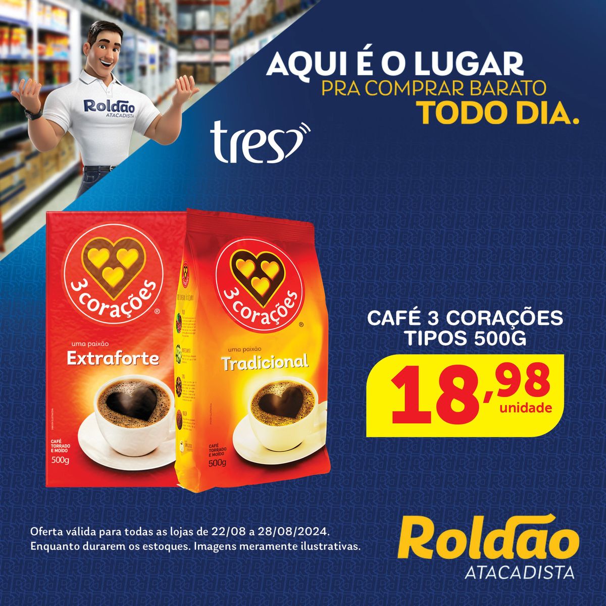 Promoção Café 3 Corações