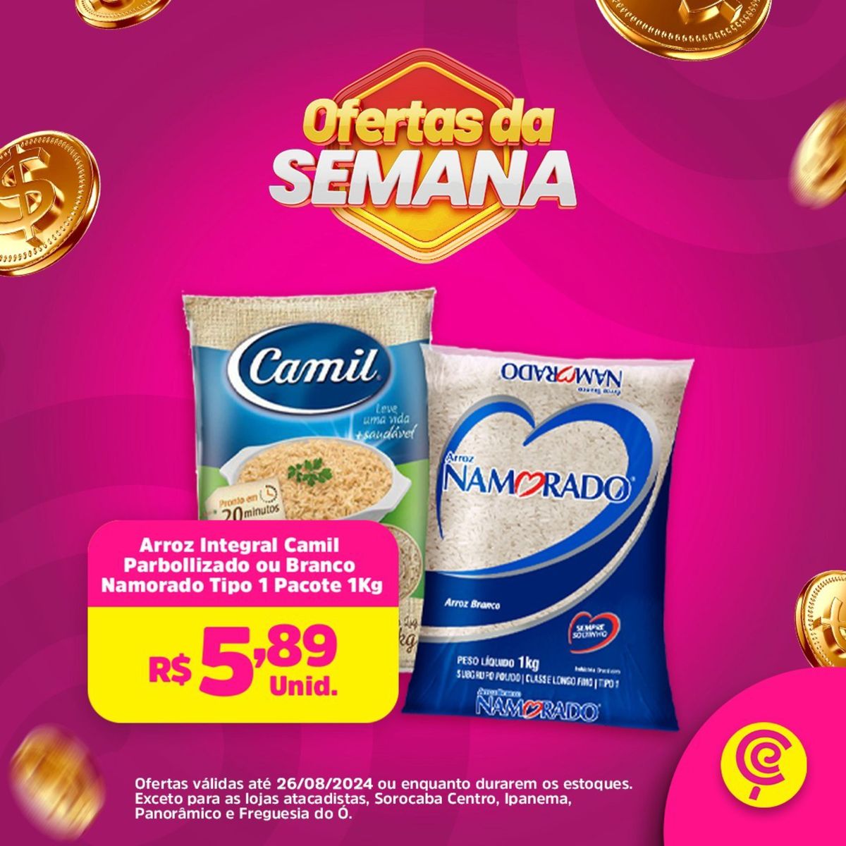 Descontos em produtos de limpeza e higiene pessoal