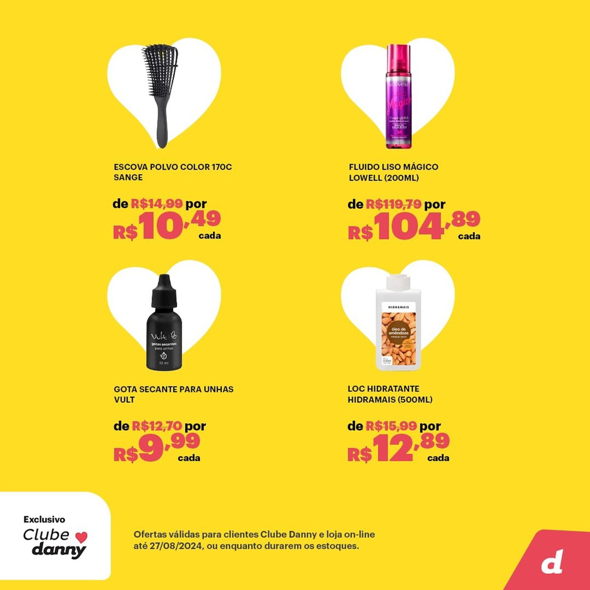 Ofertas em produtos para cabelo e unhas