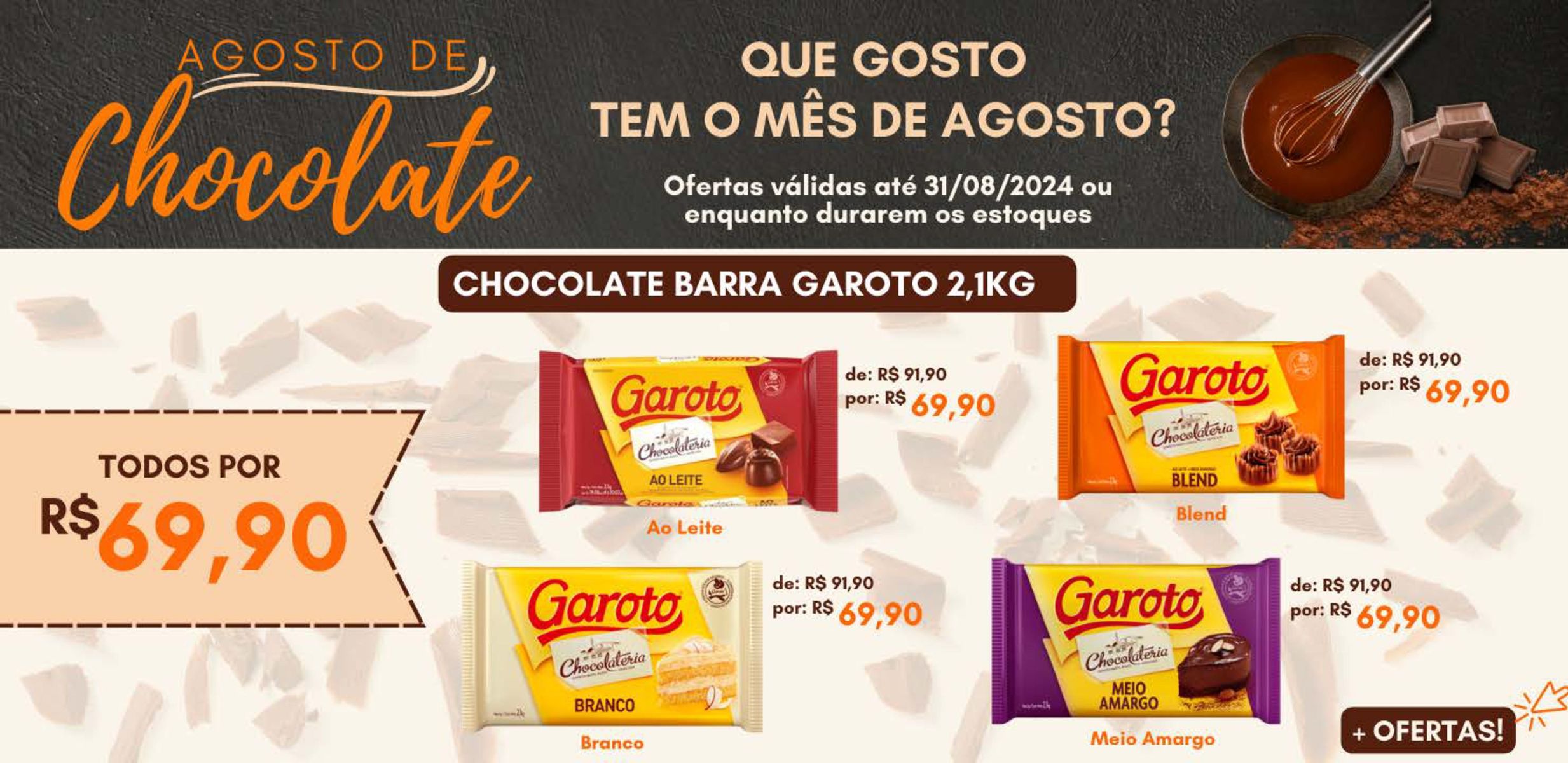 Ofertas especiais de chocolates nas melhores marcas, Ofertas Chocolândia, 31-08-2024, Chocolândia