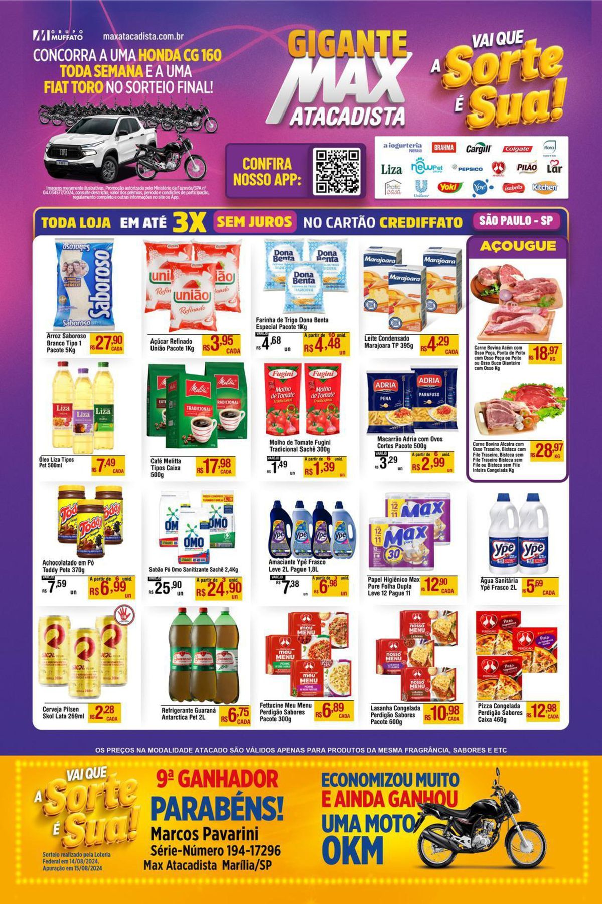 Ofertas especiais em supermercado, Ofertas Max Atacadista, 29-08-2024, Max Atacadista